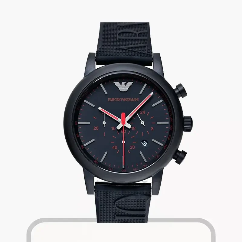 Armani Luigi Chronograph Black Dial Men's Watch | AR11024